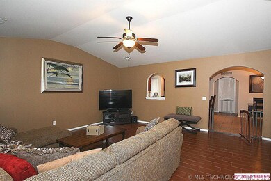 The family room is generous in size with lots of r