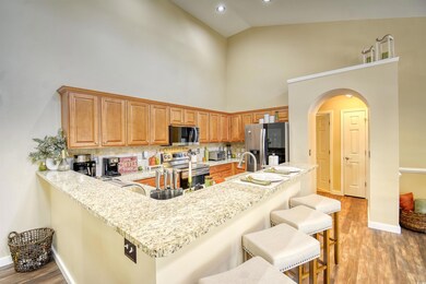 Kitchen with stainless steel appliances, a kitchen