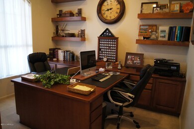 Den with Built in Partner Desk