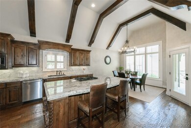 Note the rich and sturdy hardwood floors throughou