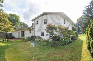 back yard toward house