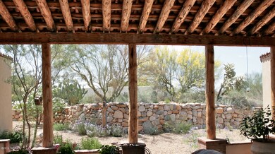 Stone wall detail