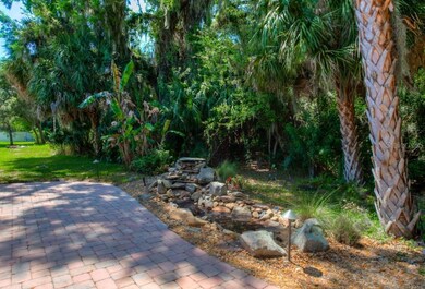 Private backyard