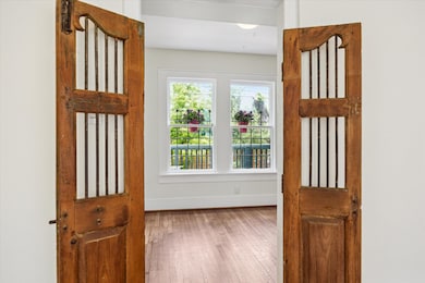View leading into the kitchen area.