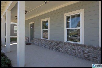 Inviting front porch area