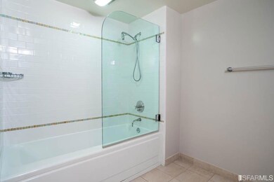Handsome shower over tub enclosure