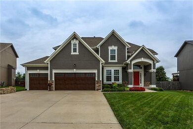 Large Driveway and 3 Car Garage