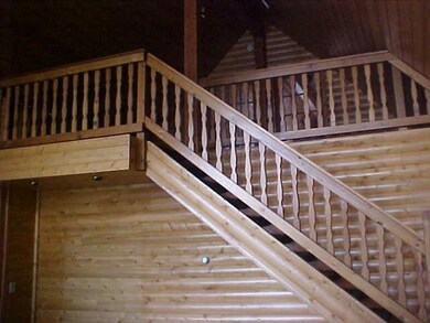 stairs to balcony & loft