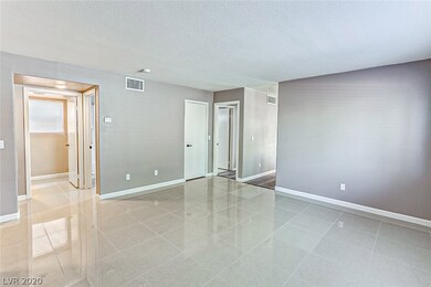 Entry into Living Room with new ceramic tile and t