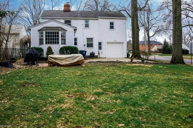 Large back yard with brick patio added in 2017!