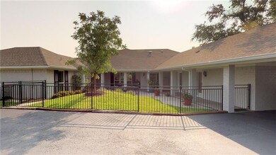 Quiet and secluded covered back porch and fenced i