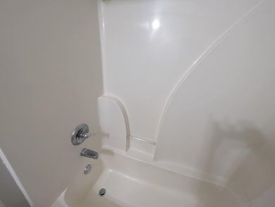 Bathroom with washtub / shower combination