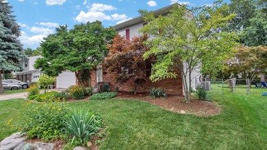 Beautifully landscaped Front Yard