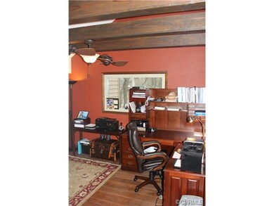 2nd level loft being used as 2nd office, beamed ce