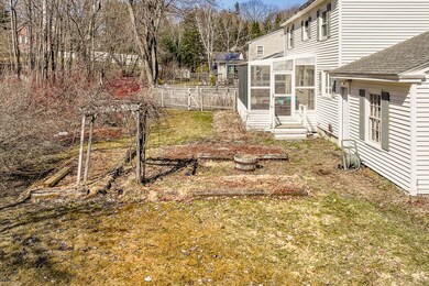 3 Back yard with raised beds & perennial