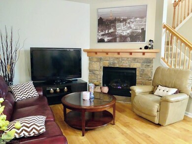 Beautiful fireplace to great you