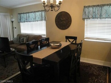 Large dining area with custom chandelier.