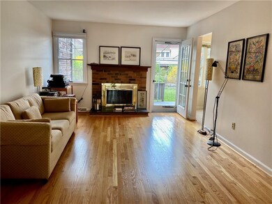 Family room off kitchen has fireplace, and conveni