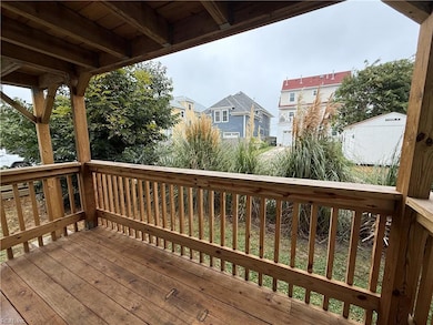 1st covered deck off of kitchen