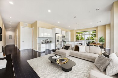 Virtually staged. Spacious living/dining/kitchen a