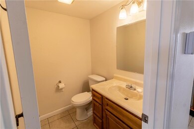 Downstairs half-bathroom.