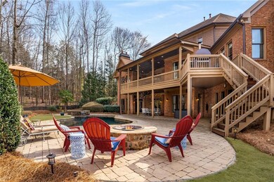 Fire-pit and sun bathing lounging area on sun deck