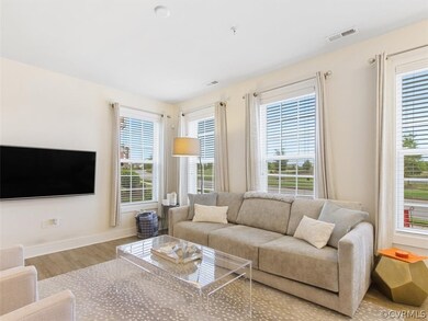 Light and bright with tons of natural light.