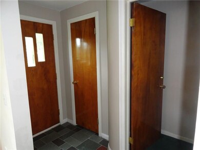 Foyer with slate floor