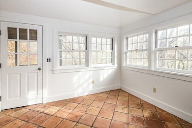 Kitchen door to the Covered Porch