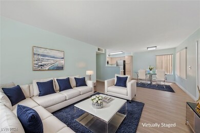 VIRTUALLY STAGE LIVING/DINING/KITCHEN
