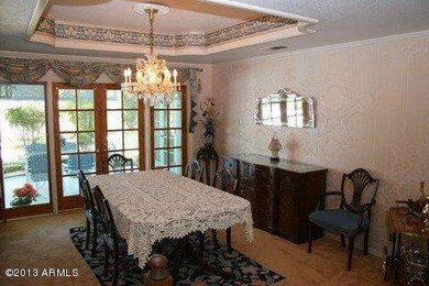 Dining Room With French Doors