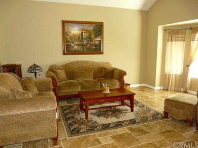 Living Room with Vaulted Ceilings