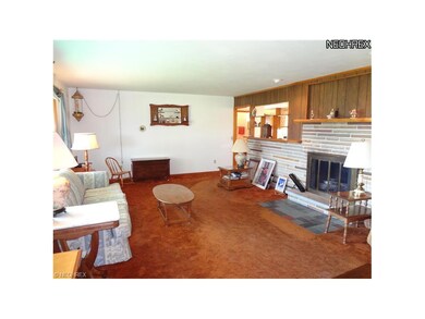 Living room view #1, gas or wood burning fireplace