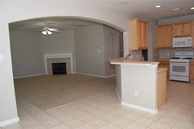 breakfast nook opens into the living room