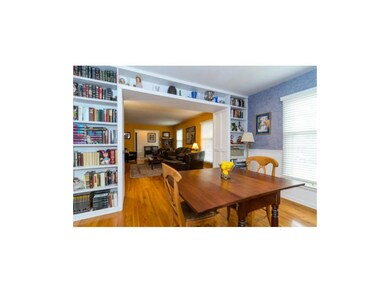 Formal dining room also has built-ins.