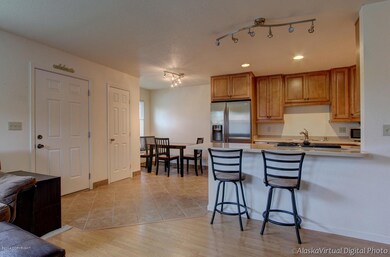 Totally open kitchen and living space