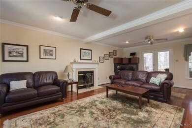French doors to Screen Porch, Ceiling fans