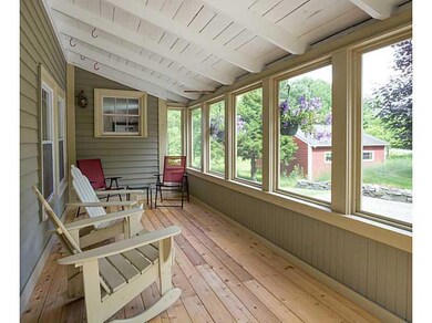 Enclosed Porch.