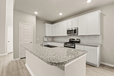 Lovely kitchen with granite countertops