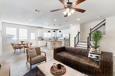 The home is light and bright with numerous windows