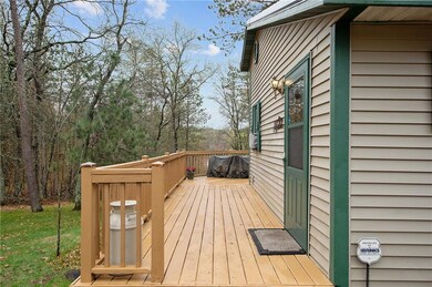 Step onto the large deck to enter front door or wr