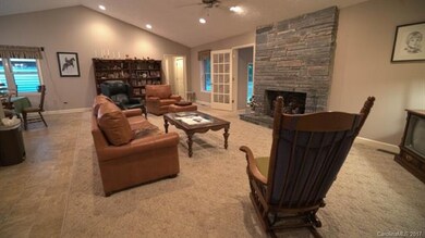 Beautiful fireplace in living area