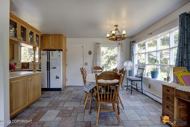 E 16th Dining room with its wall of east