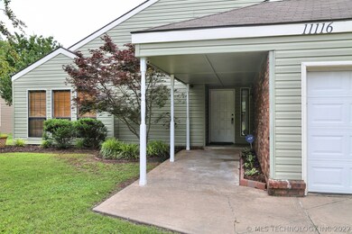 The covered porch is inviting and great shelter.