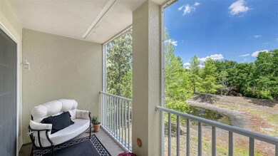 Greenbelt and pond view from the unit balcony (we need rain).