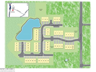 MLS Townes at Lewis Creek Sitemap