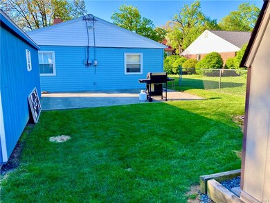 Back yard and patio
