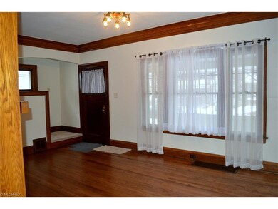 Front entrance and living room