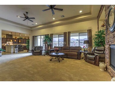 Family Room. HUGE Family Room W/ Recessed Lighting