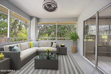 Virtually Staged Screen Porch
